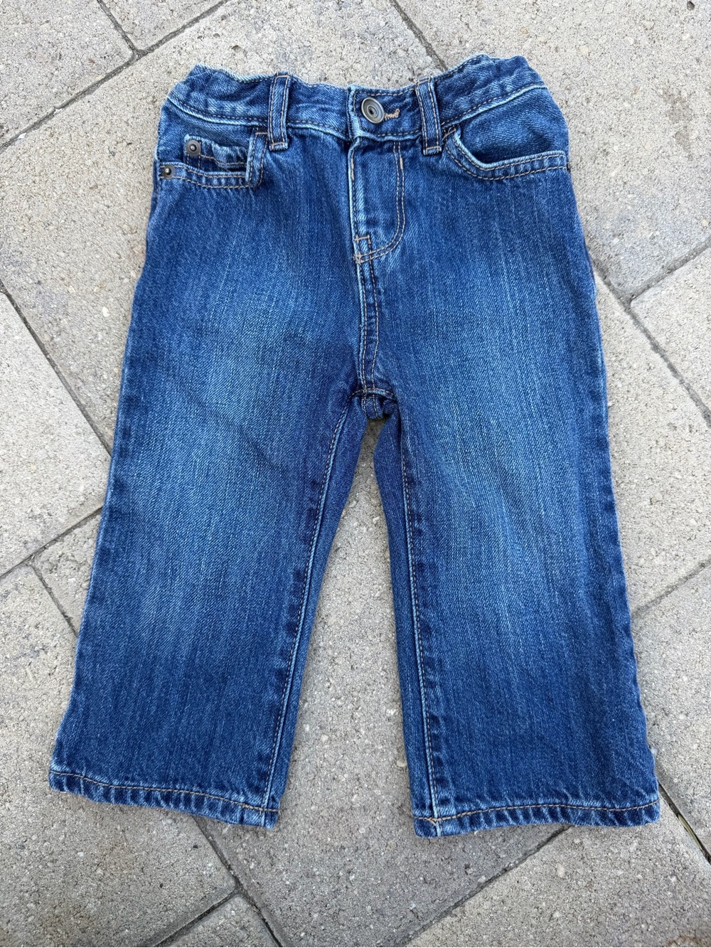 The Children's Place Dark Blue Bootcut Kids Jeans